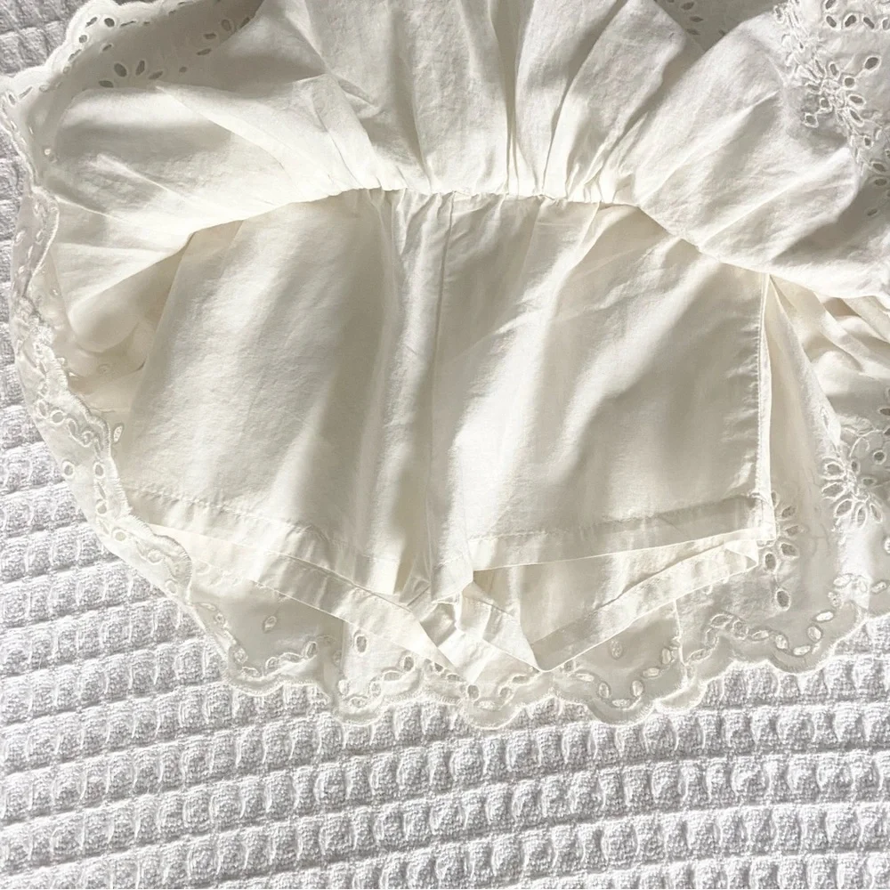 Baby gap white tiered eyelet skirt NWT size 18-24M